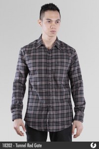 Kemeja Flannel - Tunnel Red Gate - 18202