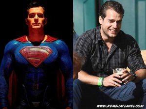 Superman - Henry Cavill memakai Kemeja Flanel
