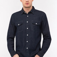 Chambray Blue Black