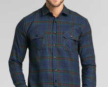 TRVS Flanel IV Blue Green